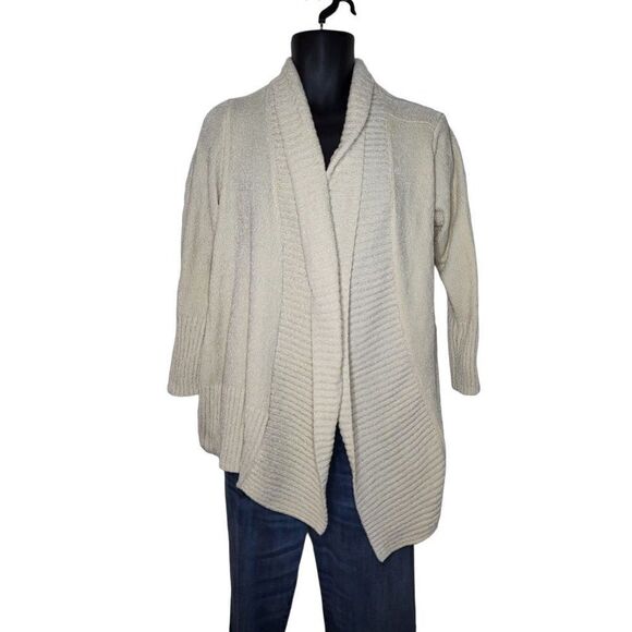 Seven7 Soft Chenille Open Front‎ Long Sleeve Sz M Sweater Women - Picture 1 of 6